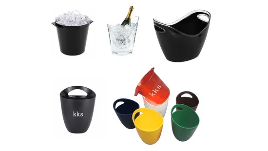 Premium Drink Promotional Plastic and Metal Ice Bucket for Dalwhinnie Modelo Plantation Rum 