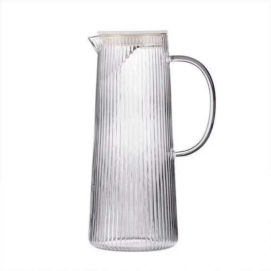 Transparent Environmental Protection Glass Pitcher Make Tea 