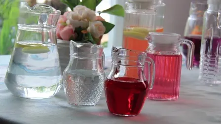 Premium Quality Heat Resistant Glass Pitcher for Hot Water Coffee Jug Customs Decal Logo Glassware 