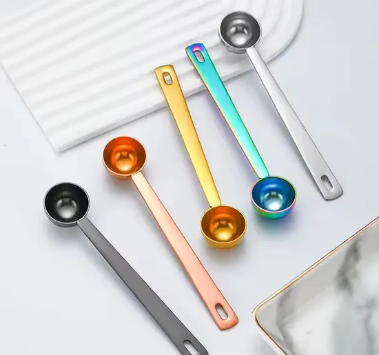 Wholesale Price Creative Idea Coffee Bean Scoop Measuring Spoon Restaurant Stainless Steel Kitchen Ware 