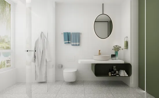 European Design Zinc Alloy Chrome 6 PCS Bathroom Accessories Set 