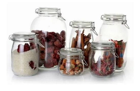 Clamp Top Vacuum Seal Glass Jars (1504103) 
