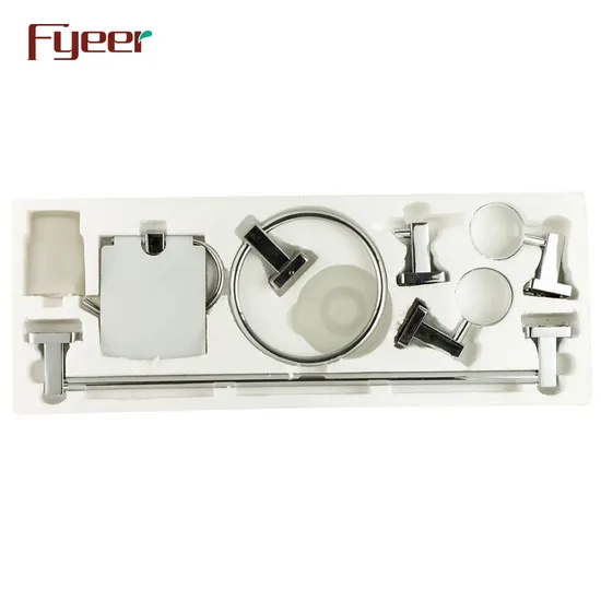 Fyeer Solid Brass 6PCS Bathroom Accessory Set 