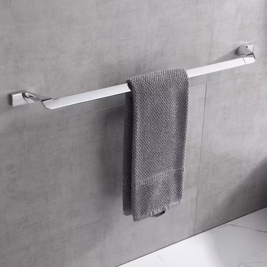 Modern Zinc Alloy Wall Mounted Bathroom Hardware Towel Bar Set Bathroom Accessories Set
