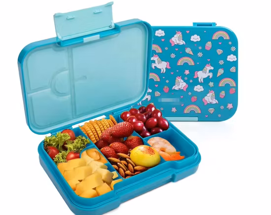 Aohea Plastic Box Food Storage Container Lunch Box Bento Box for Kids